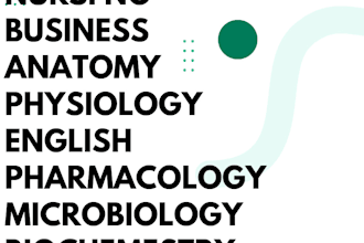 write molecular biology, biochemistry scientific research and review articles