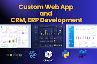 be software developer for custom crm, web application, saas and web portal