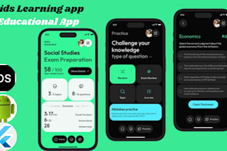 develop kids learning app, educational app, e learning app, kids learning game