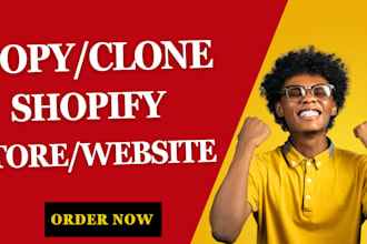clone shopify store duplicate website redesign copy shopify website