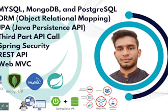 develop spring boot, rest, spring mvc production ready projects