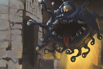 illustrate epic moments of your tabletop role campaign