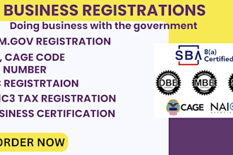 register you on sam gov uei, cage code, US and non US llc registration, ein
