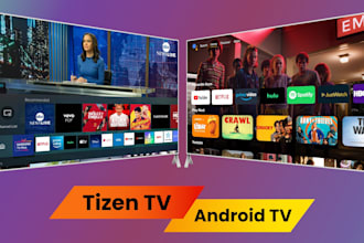 upgrade lg webos, samsung tizen app and android iptv app with admin panel