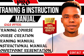 do course creation training manual training course instruction manual ppt slides