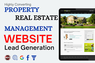generate property manager leads house rental website real estate booking website