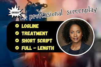 write movie script short film script tv series feature film script tv pilot film