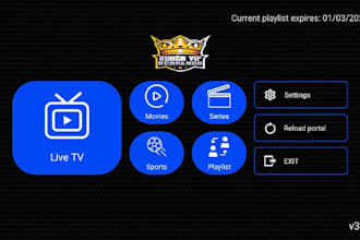 provide rebrand of iptv app, xciptv, tivimate v5,1,0, ibo player pro