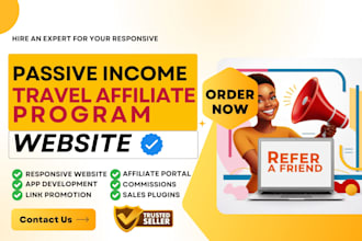 design passive income travel affiliate agency travelpayouts tripadvisor website