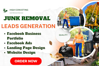 junk removal leads recycling leads hauling leads junk removal website