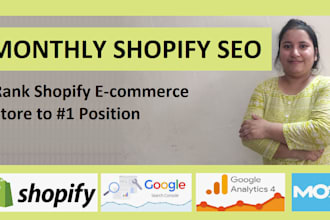 do shopify store promotion monthly SEO service, shopify dropshipping marketing