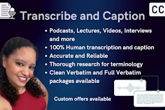 transcribe or caption your audio or video file