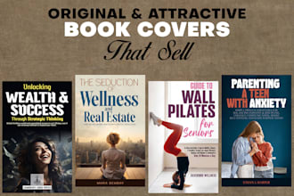 do creative paperback book cover design or kindle ebook cover design