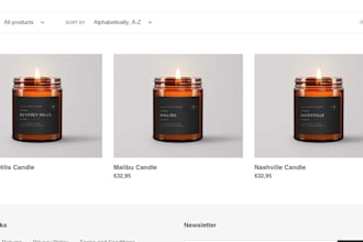 design candle wax shopify store candle incense website fragrance