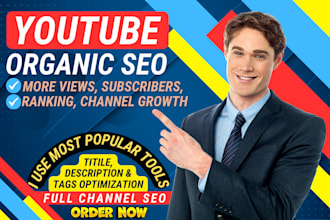 manage your youtube channel with expert video optimization and thumbnail design