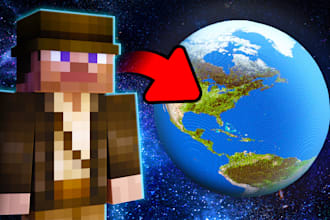 create a minecraft thumbnail