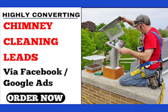generate chimney cleaning leads via facebook google ads