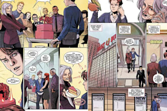 do anime manga comic book cover design comic book illustration graphic novel sfw