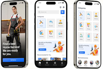 build on demand handyman app, home service app,