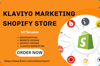 setup shopify klaviyo email marketing flows  email automation ecommerce website