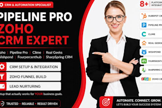 setup zoho crm pipeline lime realgeeks wishpond fourpercenthub sharpspring crm