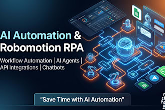 create ai powered robomotion automation workflows
