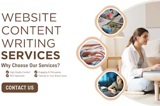 provide SEO website content and  website copywriting