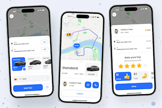 develop taxi booking app, uber clone taxi app or taxi booking website
