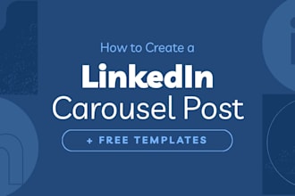 design carousels for linkedin instagram facebook ads for social media platform