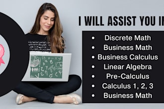 be your expert in discrete math, algebra, precalculus, calculus and automata