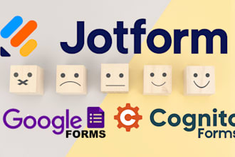 create jotform, google forms, cognito forms for you