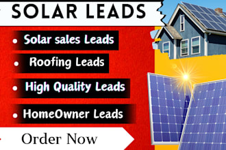 provide solar and roofing leads through google maps