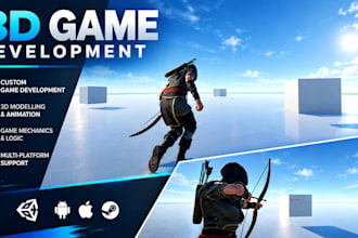 develop a 3d game in unity