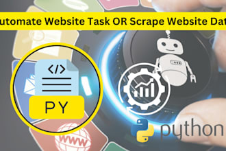 automate website task using selenium