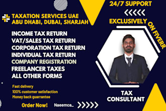 minimize and efile uae individual,smes,corporate tax returns