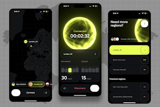 develop high quality vpn app, extension vpn, game vpn