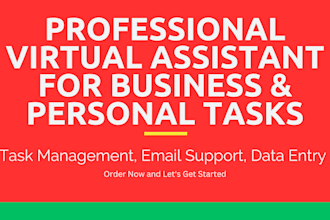 be your virtual assistant for tasks and management