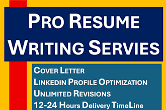 provide professional resume writing services