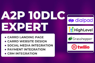 do a2p 10dlc registration, gohighlevel a2p 10dlc, tcr compliant, twilio a2p