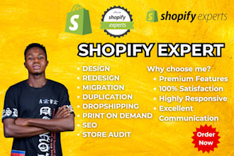 migrate to etsy shop wix woocommerce wordpress professionally to shopify store