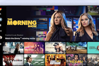 develop iptv app, roku tv , amazon fire tv , samsung tizen ,android  , apple