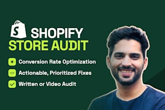 review your shopify store for higher conversion and audit report
