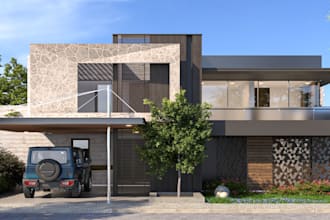 design modern exterior homes for renderings