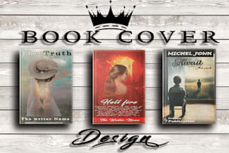 do book cover design , ebook cover, amazon, kdp and nonfictional book cover