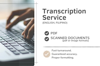 transcribe documents and scanned media