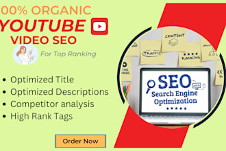 do youtube SEO, focusing on fast and organic growth