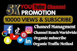 organic 5000 youtube to gain more subscribe for monetization