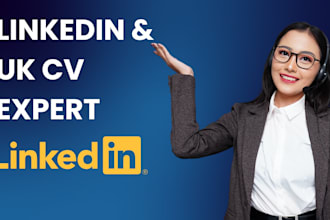 create professional linkedin optimization update design build make cv resume uk
