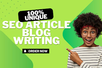 do SEO article writing, blog post writing, content writing
