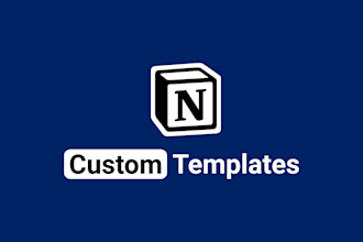 build a fully personalized notion template for you
